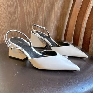 Brand new Zara heels. White with tags.